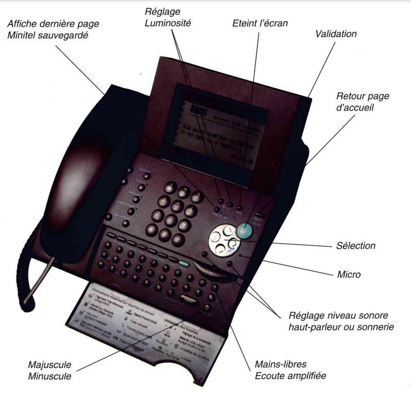 Le Minitel Sillage 3000 VR ALCATEL